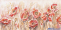 Intenso e profumo - decorato su pannello piatto
