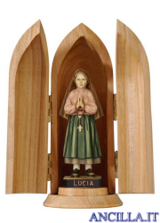 Lucia di Fatima con nicchia