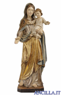Madonna con Bambino anticata oro e argento