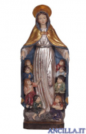 Madonna della Protezione anticata oro e argento