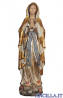 Madonna di Lourdes modello 2 anticata oro e argento