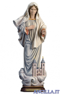 Madonna di Medjugorje con chiesa modello 2