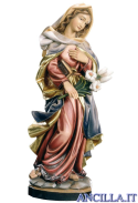 Madonna Immacolata con giglio olio
