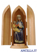 Madonna Mariazell seduta con nicchia
