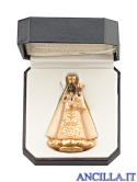 Miniatura Madonna nera di Einsiedeln con astuccio