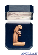 Miniatura San Francesco d'Assisi con astuccio modello 2