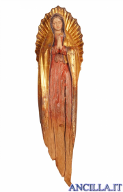 Madonna di Guadalupe oro zecchino antico con radice