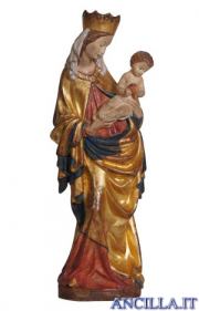 Madonna Krumauer anticata oro e con manto oro
