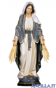 Madonna miracolosa con raggi olio