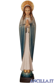 Madonna stilizzata con aureola