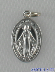 Medaglia miracolosa alluminio argentato