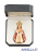 Miniatura Santo Bambino di Praga con astuccio