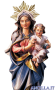Madonna Accompagnatrice con raggiera olio