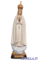 Madonna di Fatima Capelinha con corona mod. 2 dipinta a olio