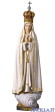 Madonna di Fatima Capelinha con corona dipinta a olio