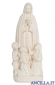 Madonna di Fatima con i tre pastorelli mod.2 legno naturale