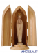 Madonna di Fatima stilizzata acquarello