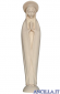 Madonna di Fatima stilizzata legno naturale
