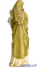 Madonna in piedi con Bambino e agnello pasta di legno