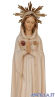 Maria Rosa mistica con aureola olio