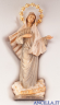 Miniatura Regina della Pace (Medjugorje) con corona di stelle e astuccio