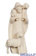 Pastore con due pecore Leonardo serie 8,5 cm