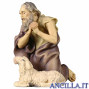 Pastore inginocchiato con pecora Ulrich serie 23 cm