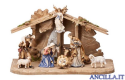 Presepio Kostner Capanna Tirolo - 10 pezzi