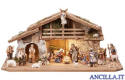 Presepio Mahlknecht Capanna Alpina con illuminazione - 20 pezzi