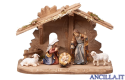 Presepio Mahlknecht Capanna Tirolo - 7 pezzi