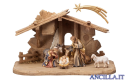 Presepio Rainell Capanna Tirolo - 9 pezzi