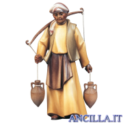 Pastore con brocche dell'acqua Cometa serie 12 cm