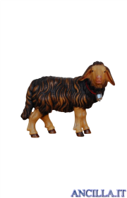 Pecora nera con campanella Kostner serie 12 cm