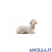 Pecora sdraiata testa a destra Avvento serie 16 cm
