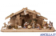 Presepio Mahlknecht Capanna Notte Santa - 15 pezzi