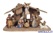 Presepio Mahlknecht Capanna Tirolo - 10 pezzi (modello 1)