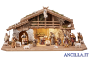 Presepio Rainell Capanna Alpina con illuminazione - 20 pezzi