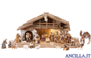 Presepio Rainell Capanna Alpina con illuminazione - 30 pezzi