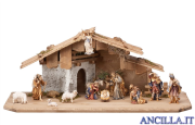 Presepio Rainell Capanna Notte Santa - 15 pezzi