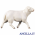 Pecora che corre Cometa serie 25 cm