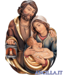 Sacra Famiglia mezzobusto