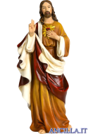 Sacro Cuore di Gesù pasta di legno