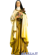 Santa Teresa di Lisieux pasta di legno