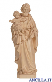 San Giuseppe con Bambino modello 1 cerato filo oro