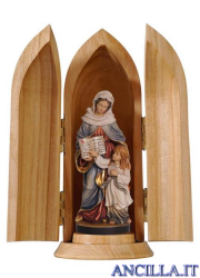 Sant'Anna e Maria bambina con nicchia