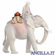 Sella gioielli per elefante in piedi Cometa serie 12 cm