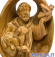 San Francesco in legno d'ulivo mezzobusto