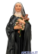 Santa Rita da Cascia pasta di legno