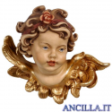 Testa d'Angelo Leonardo con rosa sinistra