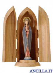 Madonna di Fatima stilizzata dipinta a olio